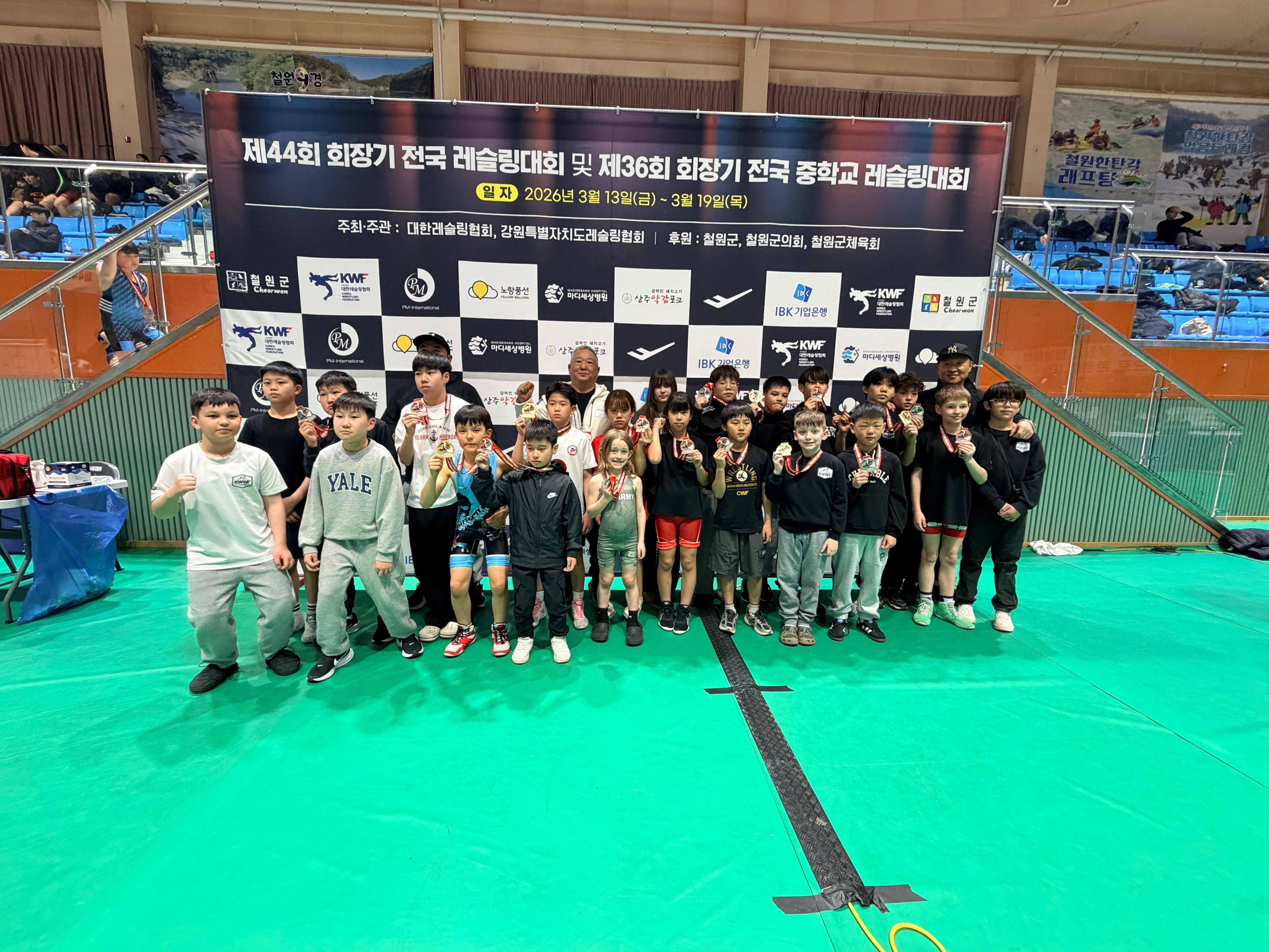 천안 유소년 레슬링 선수단, 전국대회서 금 5·은 5·동 6 획득