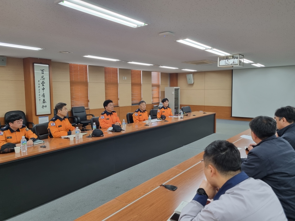 천안서북소방서장, 중점관리대상“경신전선”현장 방문